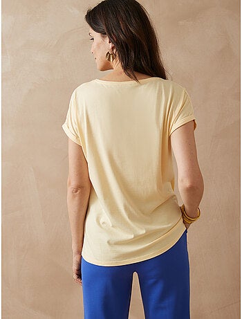 Tee-shirt motif tigre manches T - DAXON