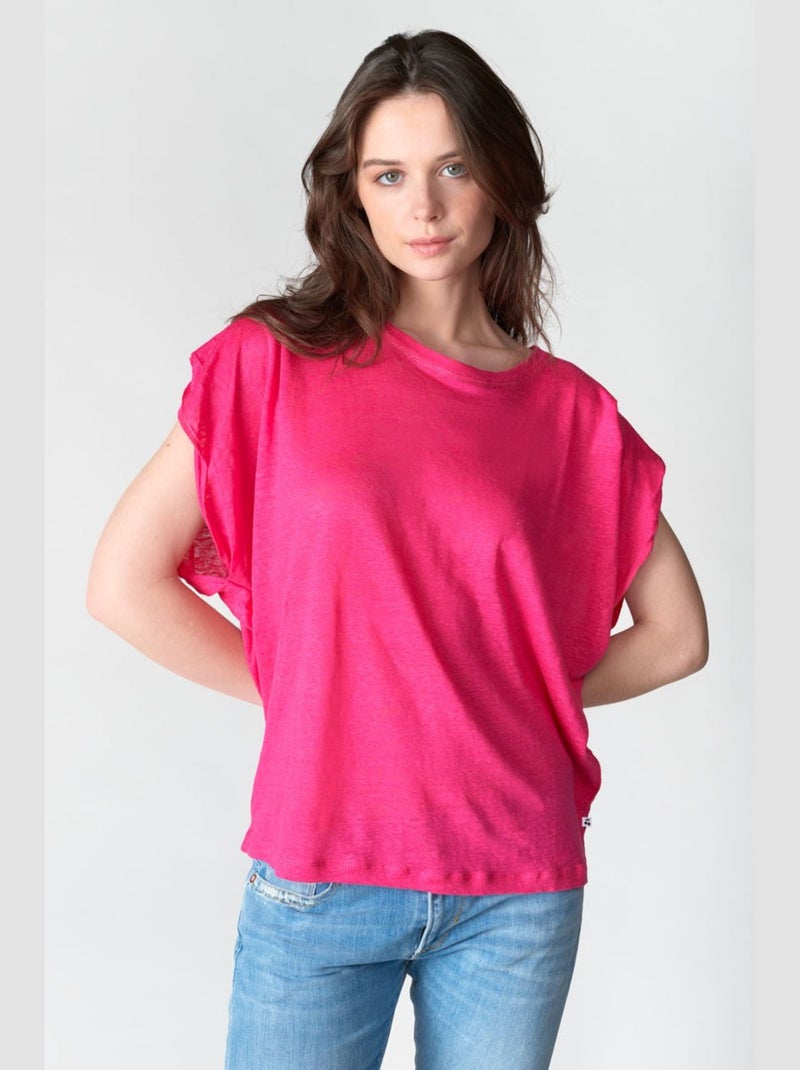 Tee-Shirt MUFLIER 'Le Temps Des Cerises' Rose - Kiabi