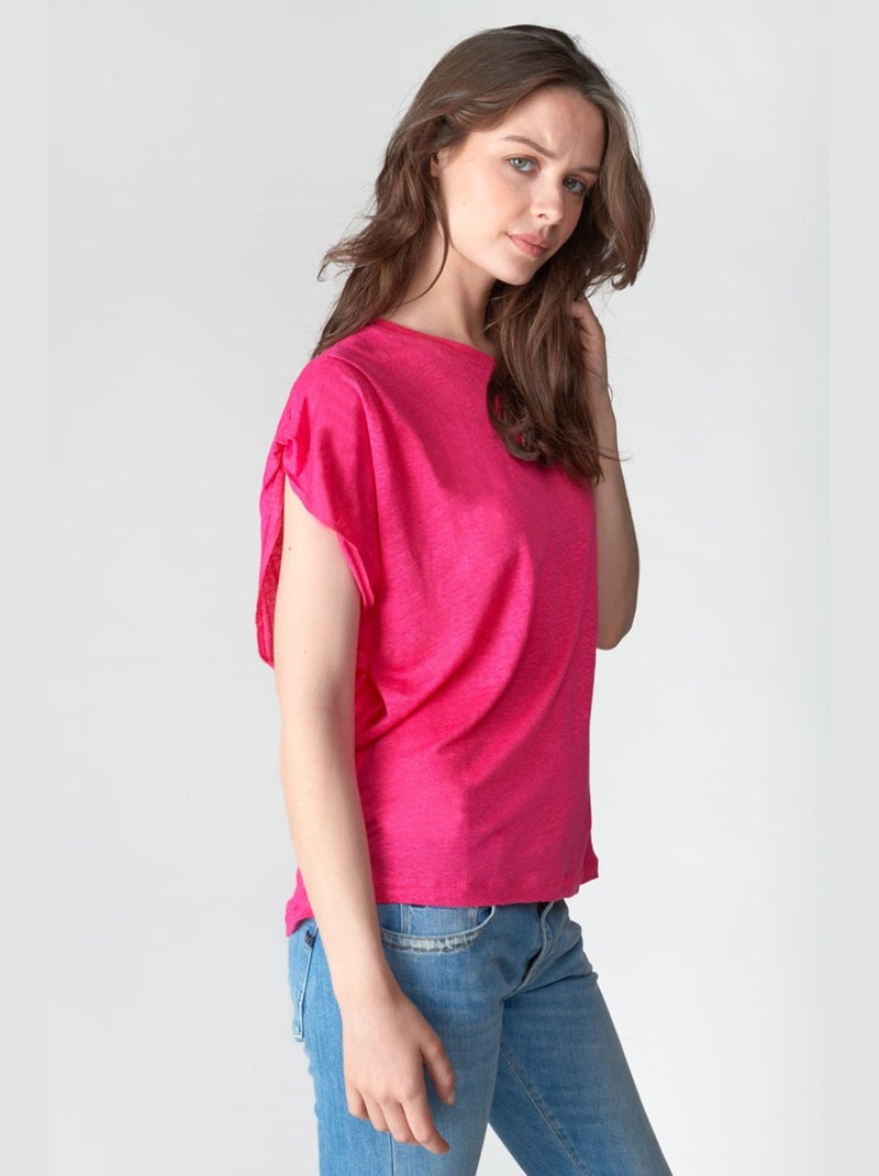 Tee-Shirt MUFLIER 'Le Temps Des Cerises' Rose - Kiabi