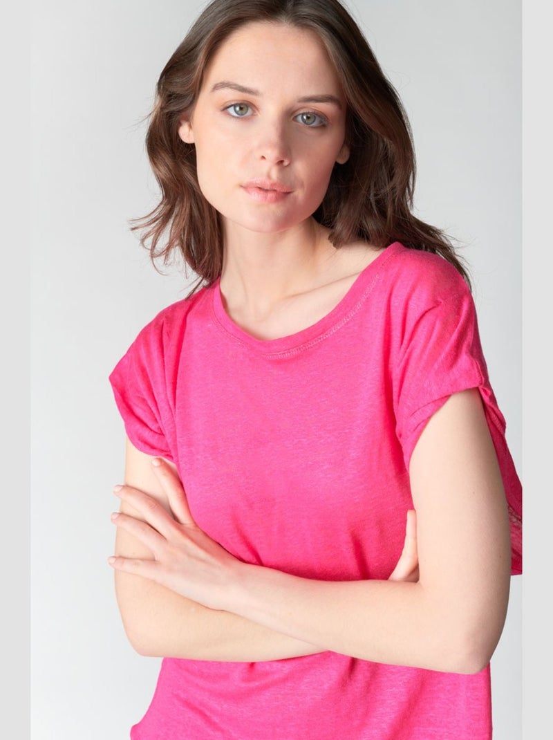 Tee-Shirt MUFLIER 'Le Temps Des Cerises' Rose - Kiabi