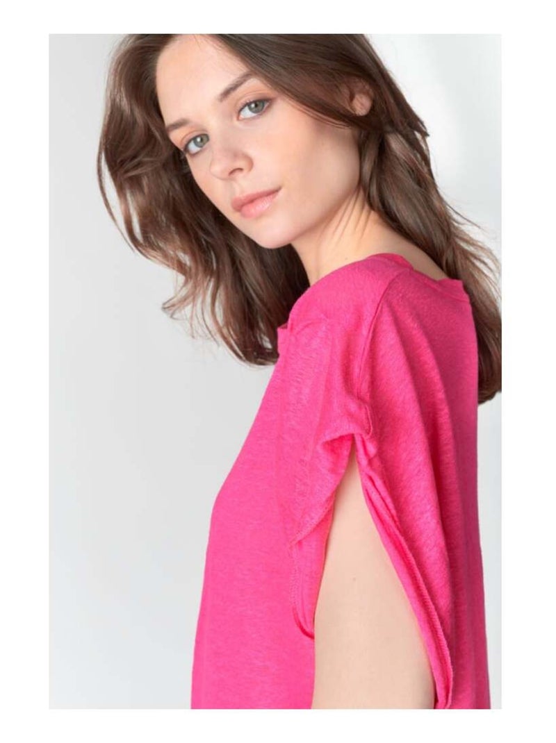Tee-Shirt MUFLIER 'Le Temps Des Cerises' Rose - Kiabi