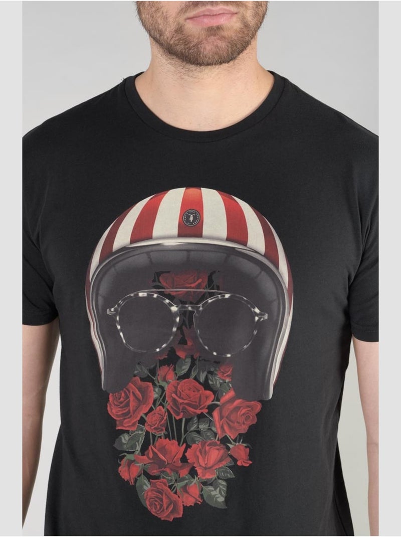 Tee-Shirt MURA 'Le Temps Des Cerises' Noir - Kiabi