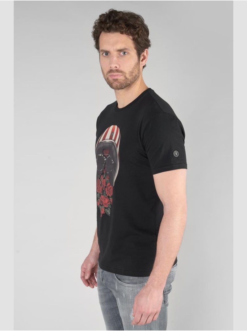 Tee-Shirt MURA 'Le Temps Des Cerises' Noir - Kiabi