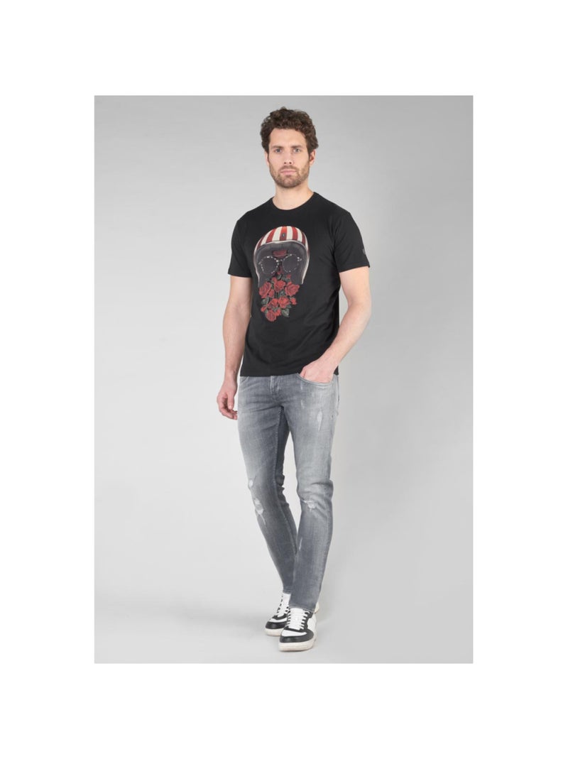 Tee-Shirt MURA 'Le Temps Des Cerises' Noir - Kiabi