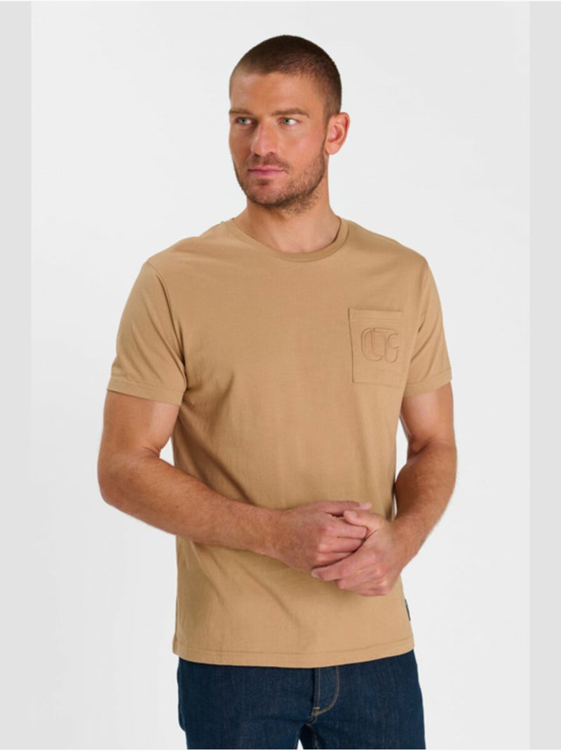 Tee-shirt naia 'le temps des cerises' Beige - Kiabi