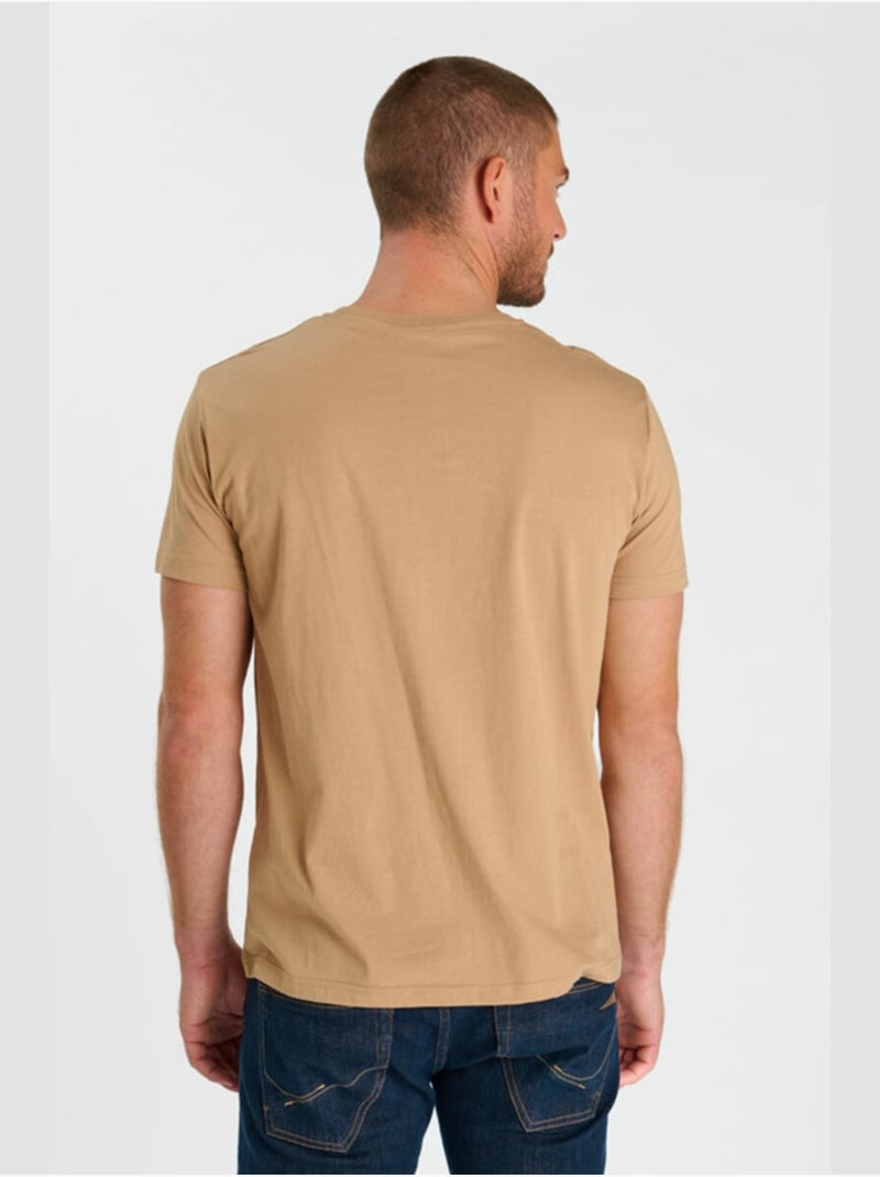 Tee-shirt naia 'le temps des cerises' Beige - Kiabi