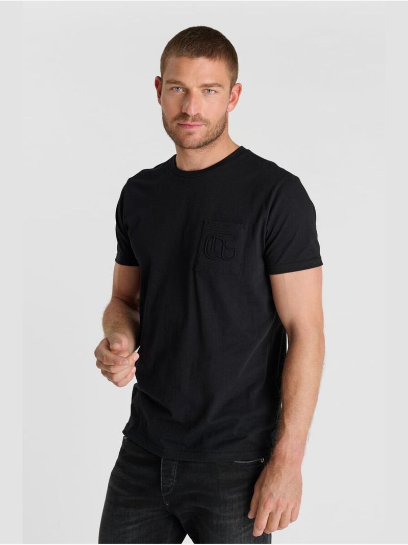 Tee-shirt naia 'le temps des cerises' Noir - Kiabi