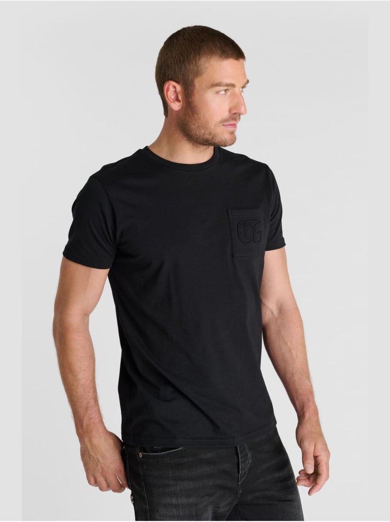Tee-shirt naia 'le temps des cerises' Noir - Kiabi