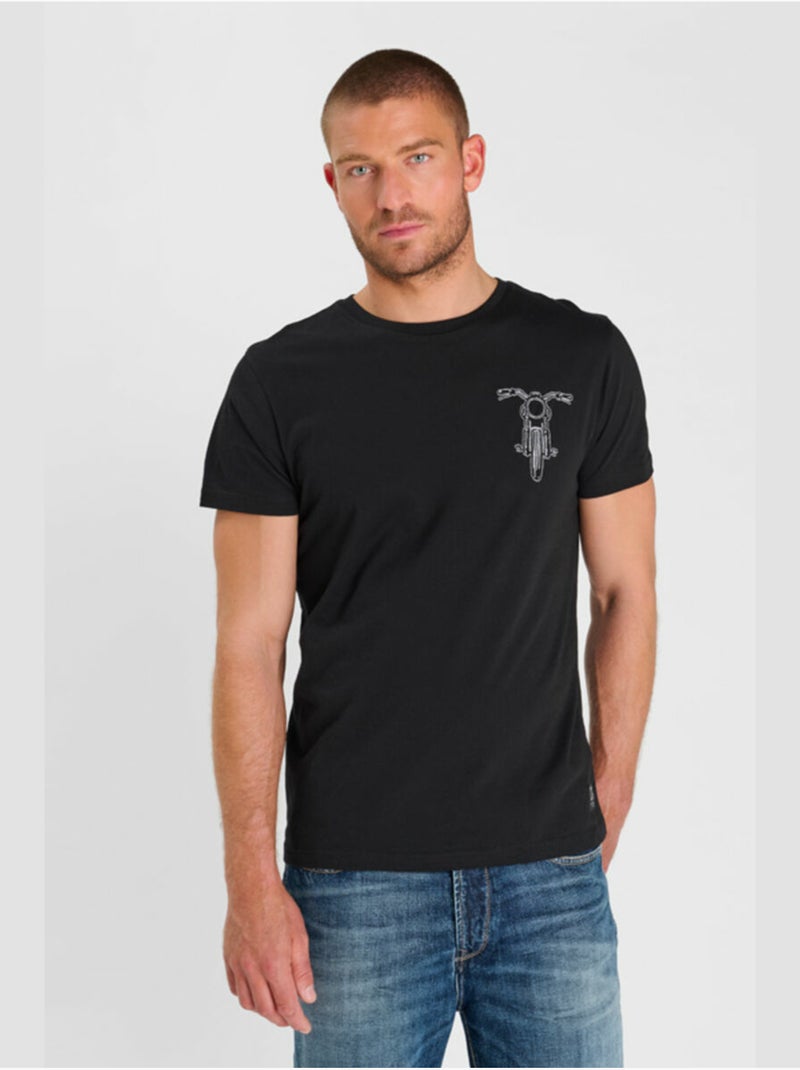 Tee-Shirt NAIRO 'Le Temps Des Cerises' Noir - Kiabi