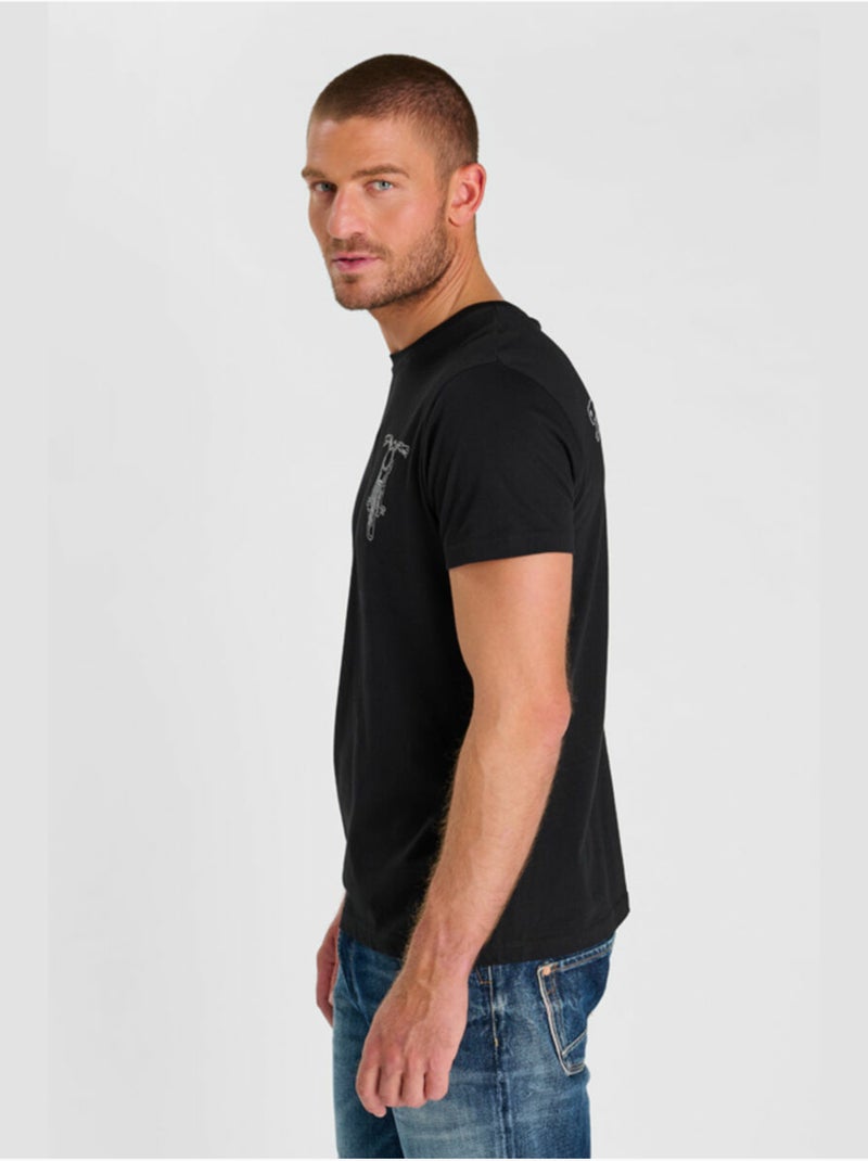 Tee-Shirt NAIRO 'Le Temps Des Cerises' Noir - Kiabi
