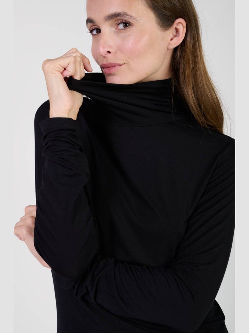 Tee-Shirt NAMMY 'Le Temps Des Cerises' Noir - Kiabi