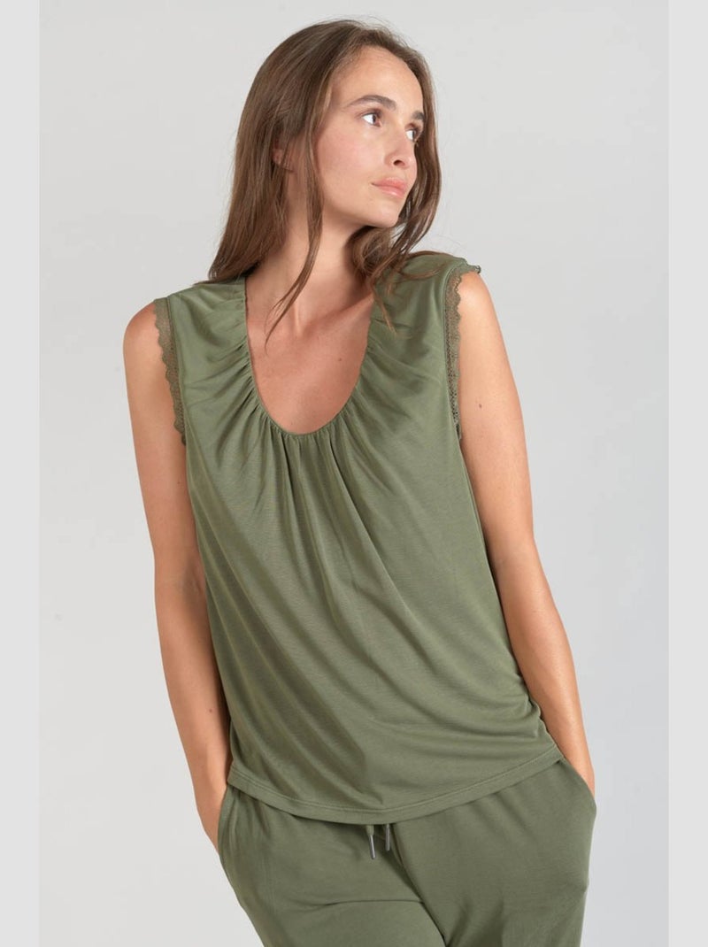 Tee-Shirt NANI 'Le Temps Des Cerises' Vert - Kiabi