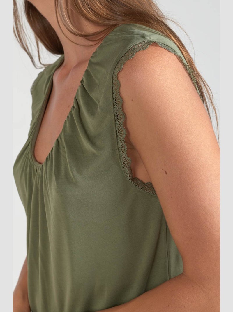 Tee-Shirt NANI 'Le Temps Des Cerises' Vert - Kiabi