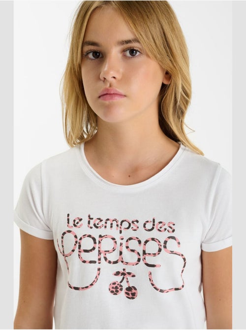 Tee-Shirt NANOUGI 'Le Temps Des Cerises' - Kiabi