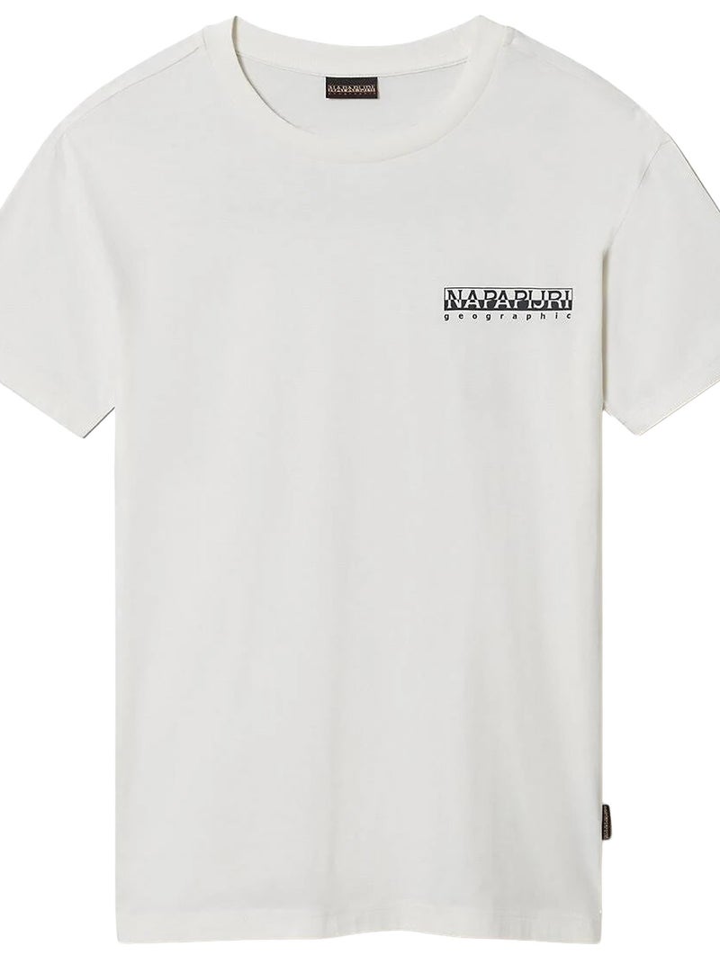 Tee Shirt Napapijri S- Sella Blanc - Kiabi