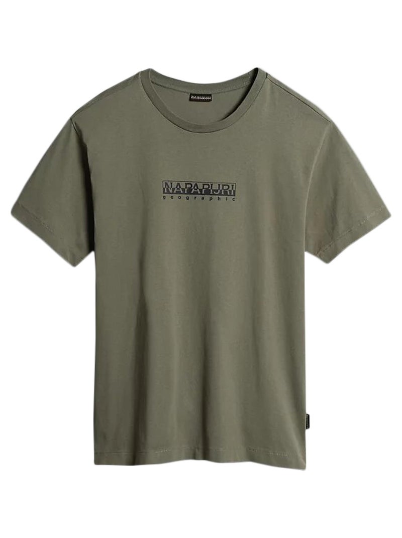 Tee Shirt Napapijri S-Box SS 3 Vert - Kiabi