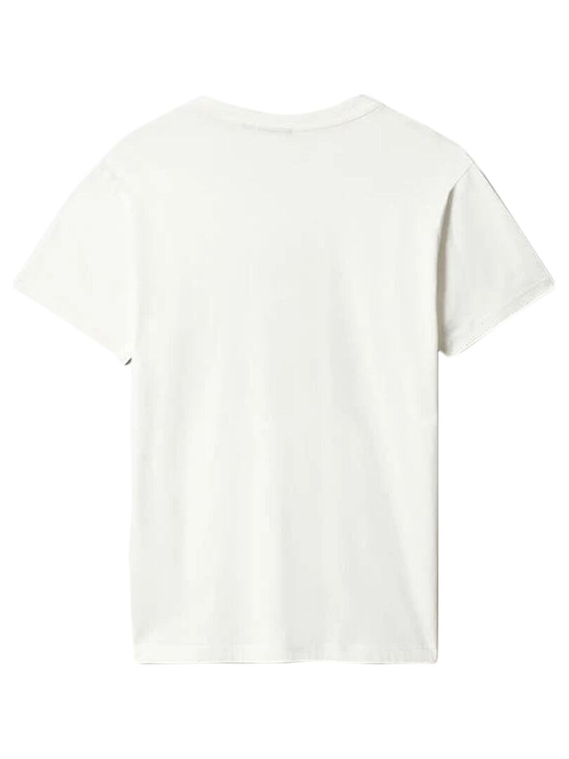 Tee Shirt Napapijri S-Quintino Blanc - Kiabi