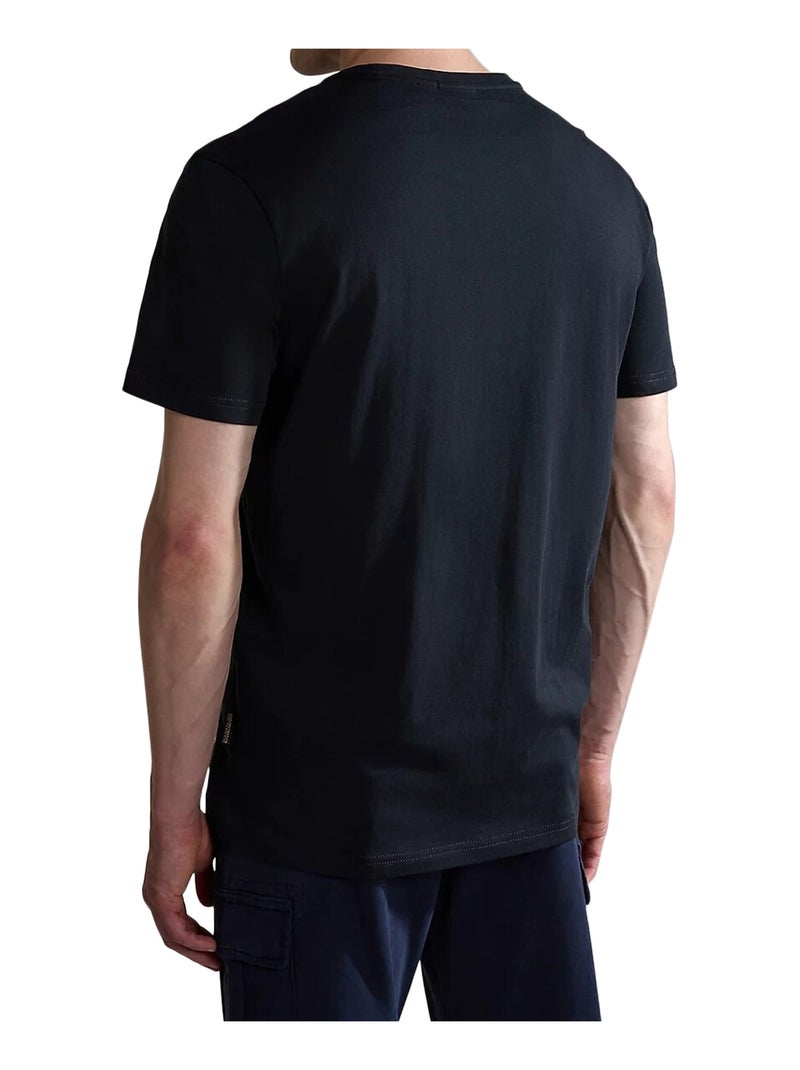 Tee Shirt Napapijri Salis SS Sum Noir - Kiabi