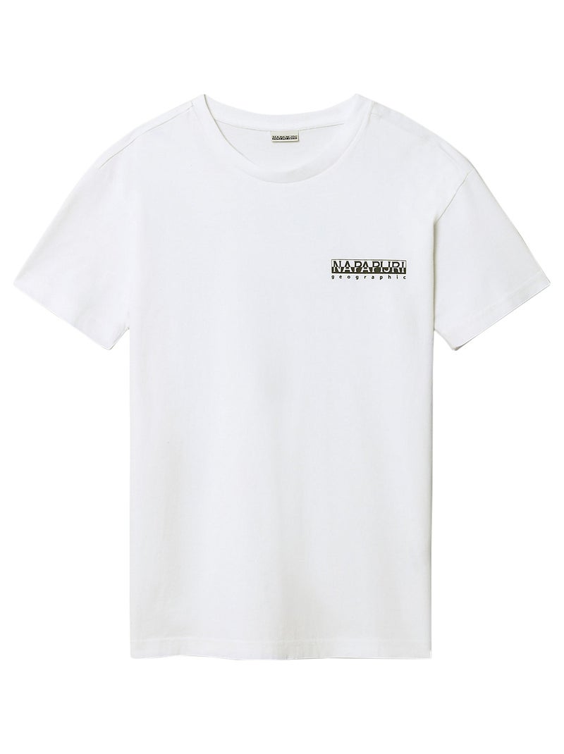 Tee Shirt Napapijri Saretine Blanc - Kiabi