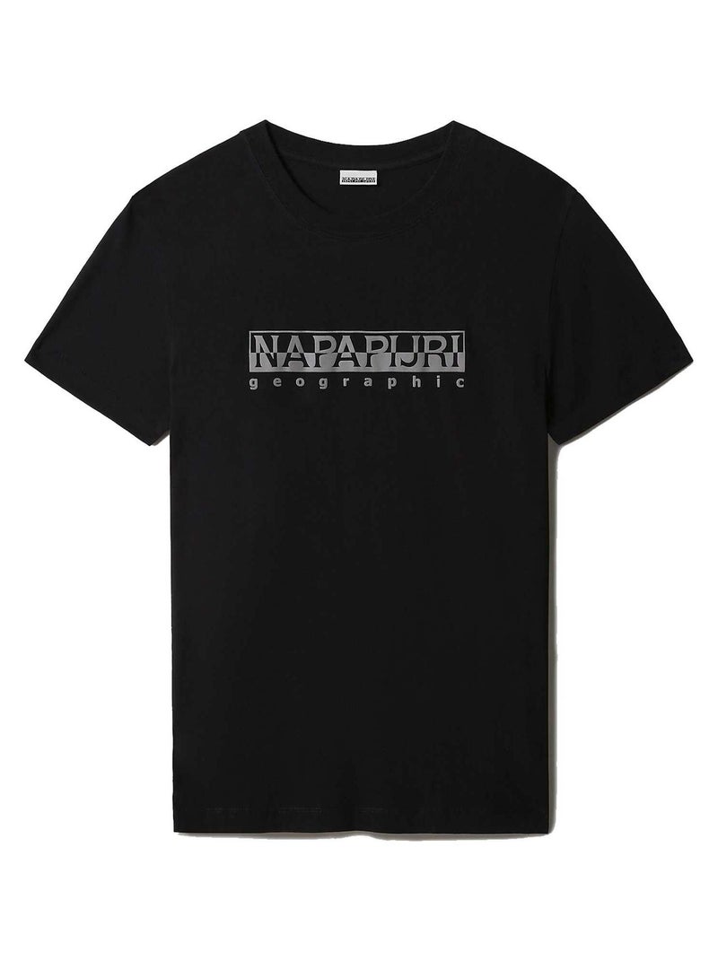 Tee Shirt Napapijri Serber Print Noir - Kiabi