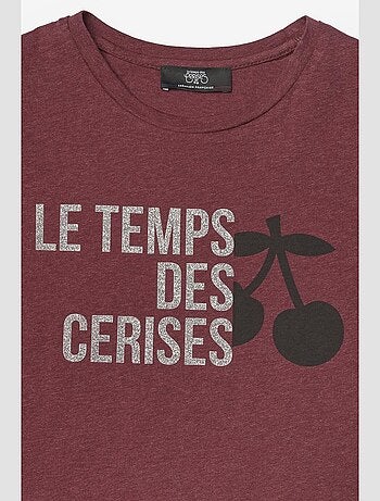 Tee-Shirt NASTIAGI 'Le Temps Des Cerises'