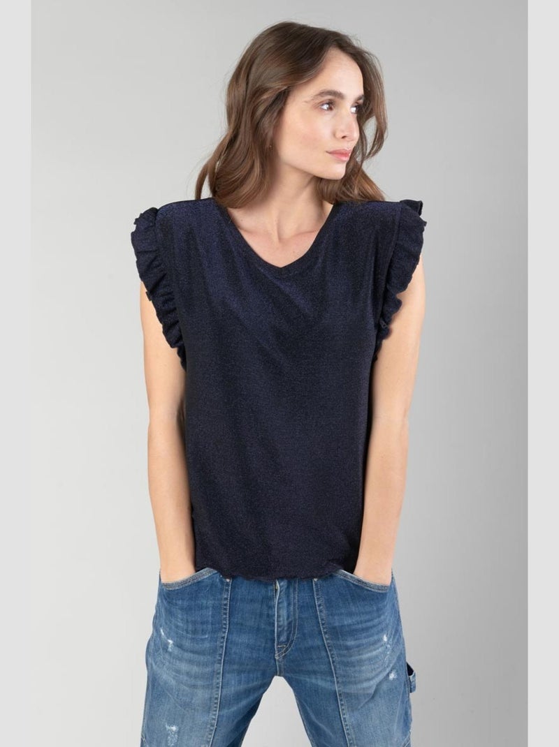 Tee-Shirt NEA 'Le Temps Des Cerises' Bleu - Kiabi