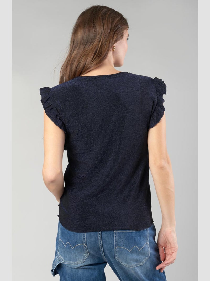 Tee-Shirt NEA 'Le Temps Des Cerises' Bleu - Kiabi