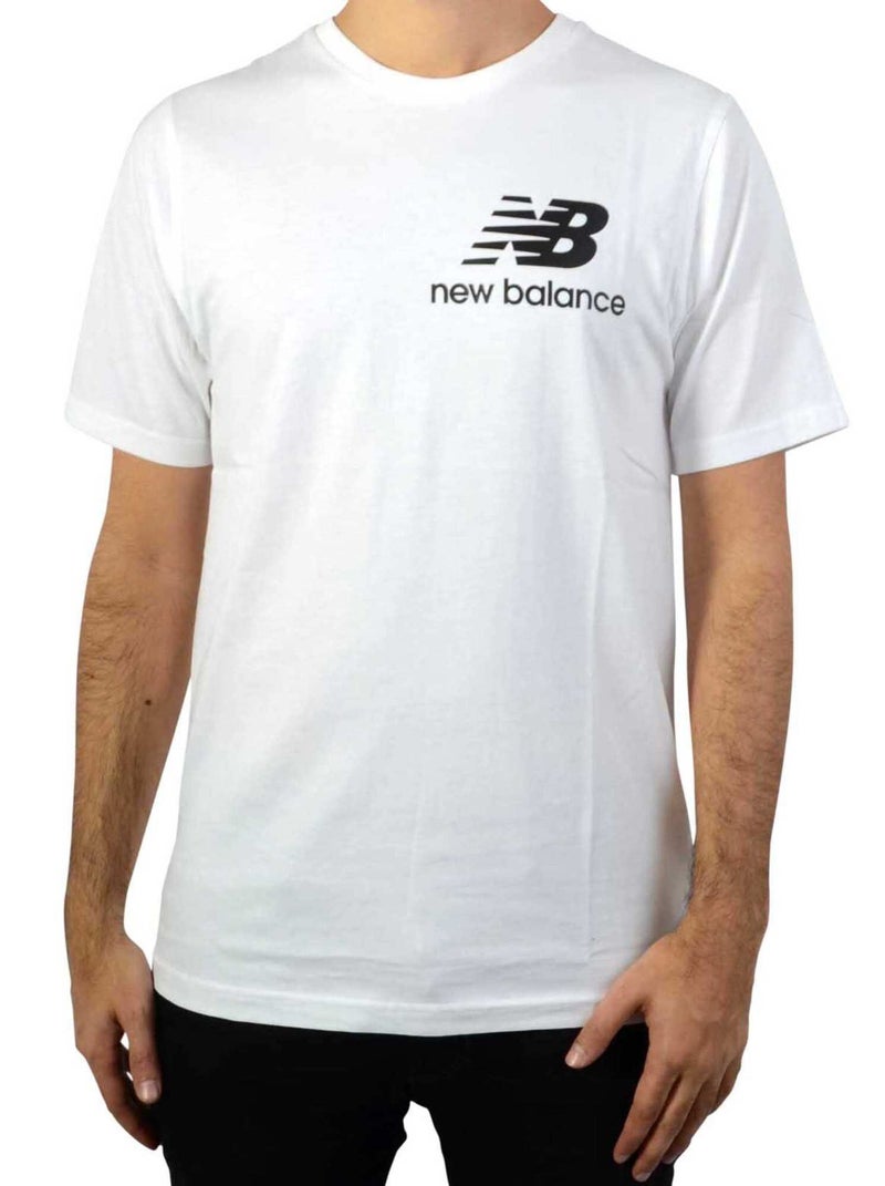 Tee Shirt New Balance Essn SLK T Blanc - Kiabi