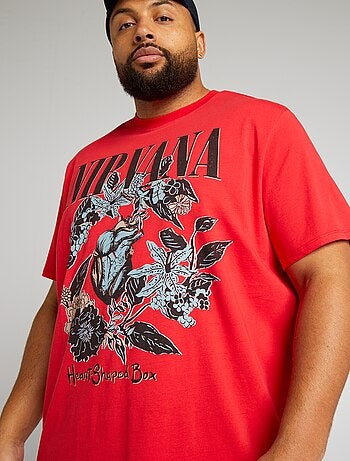 Tee-shirt 'Nirvana' à col rond