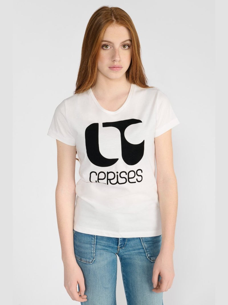 Tee-Shirt NITAGI 'Le Temps Des Cerises' Blanc - Kiabi