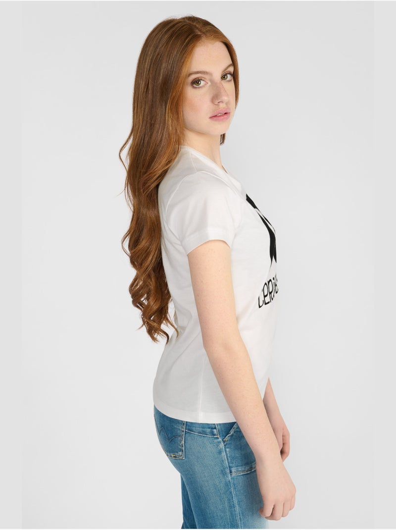 Tee-shirt nitagi 'le temps des cerises' Blanc - Kiabi