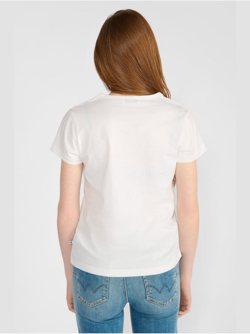 Tee-shirt nitagi 'le temps des cerises' Blanc - Kiabi