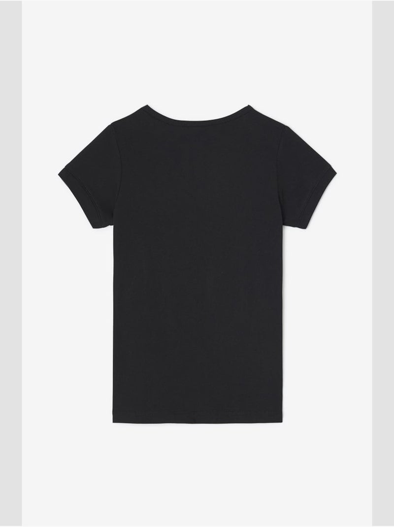Tee-shirt nitagi 'le temps des cerises' Noir - Kiabi