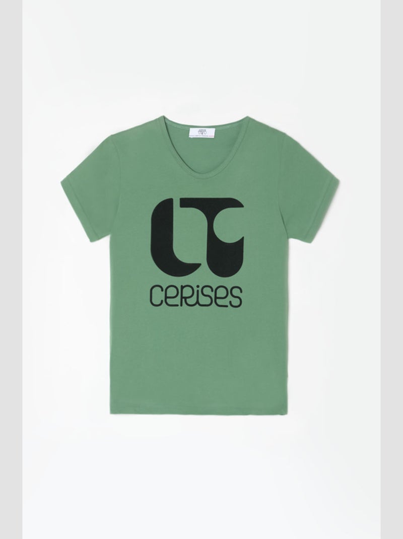 Tee-Shirt NITAGI 'Le Temps Des Cerises' Vert - Kiabi