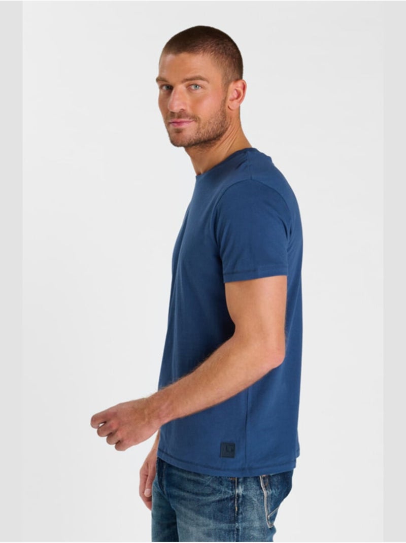 Tee-Shirt OBROWN 'Le Temps Des Cerises' Bleu - Kiabi