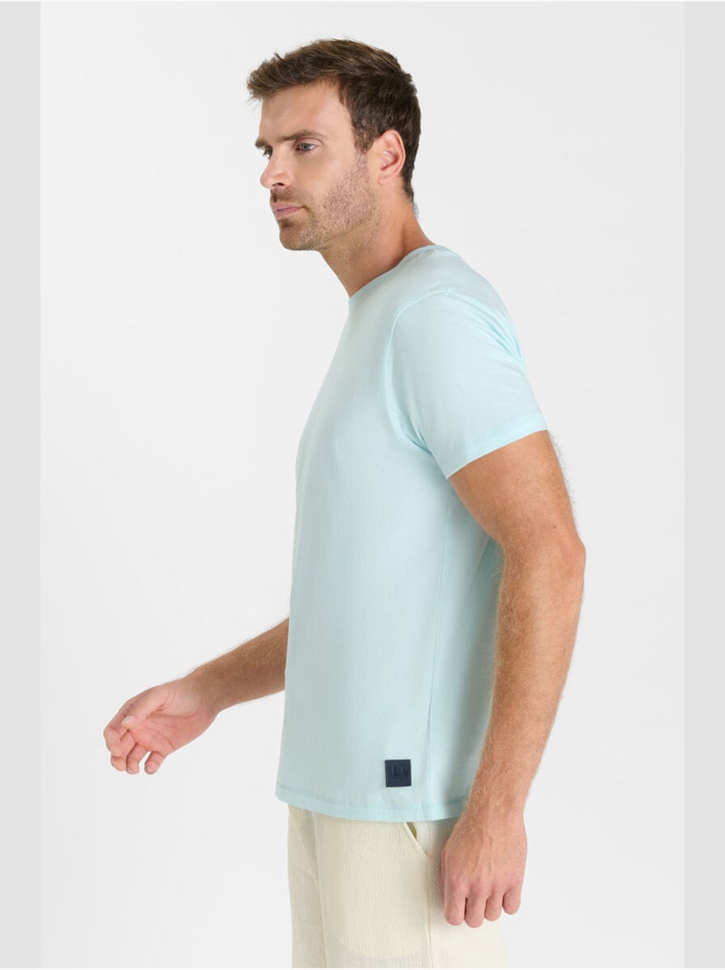 Tee-Shirt OBROWN 'Le Temps Des Cerises' Bleu - Kiabi