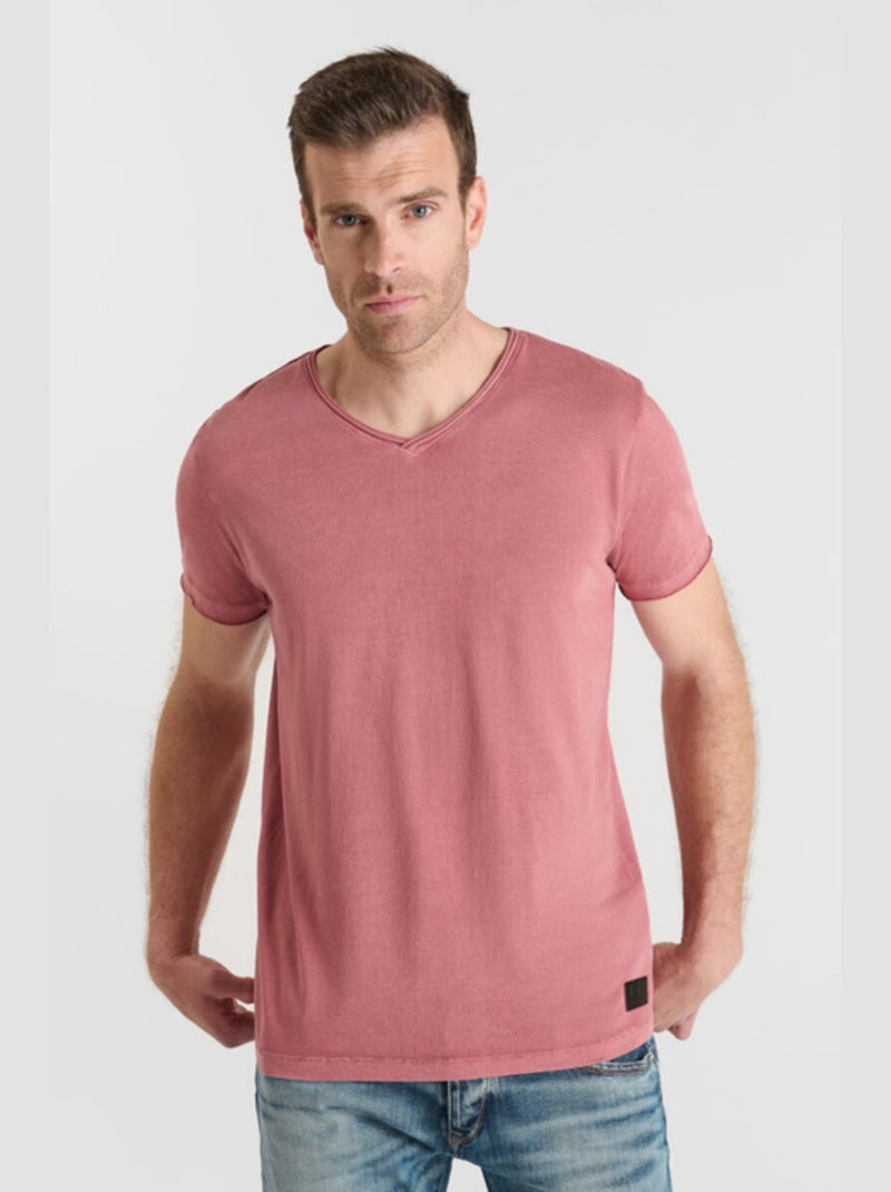Tee-Shirt OGRIBS 'Le Temps Des Cerises' Rose - Kiabi