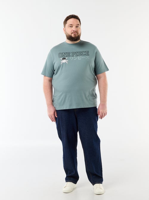 Tee-shirt 'One Piece' à manches courtes - Kiabi