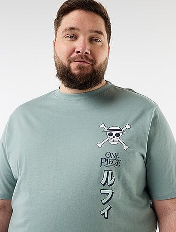 Tee-shirt 'One Piece' imprimé recto/verso