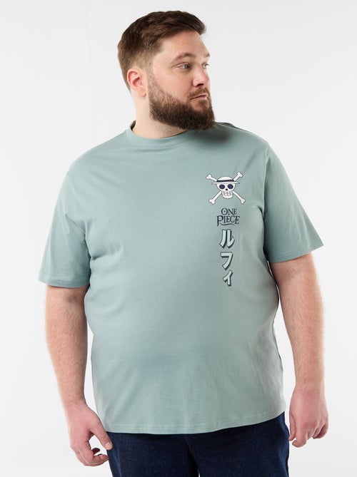 Tee-shirt 'One Piece' imprimé recto/verso - Kiabi