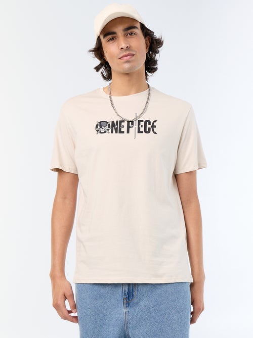 Tee-shirt 'One Piece' manches courtes - Kiabi