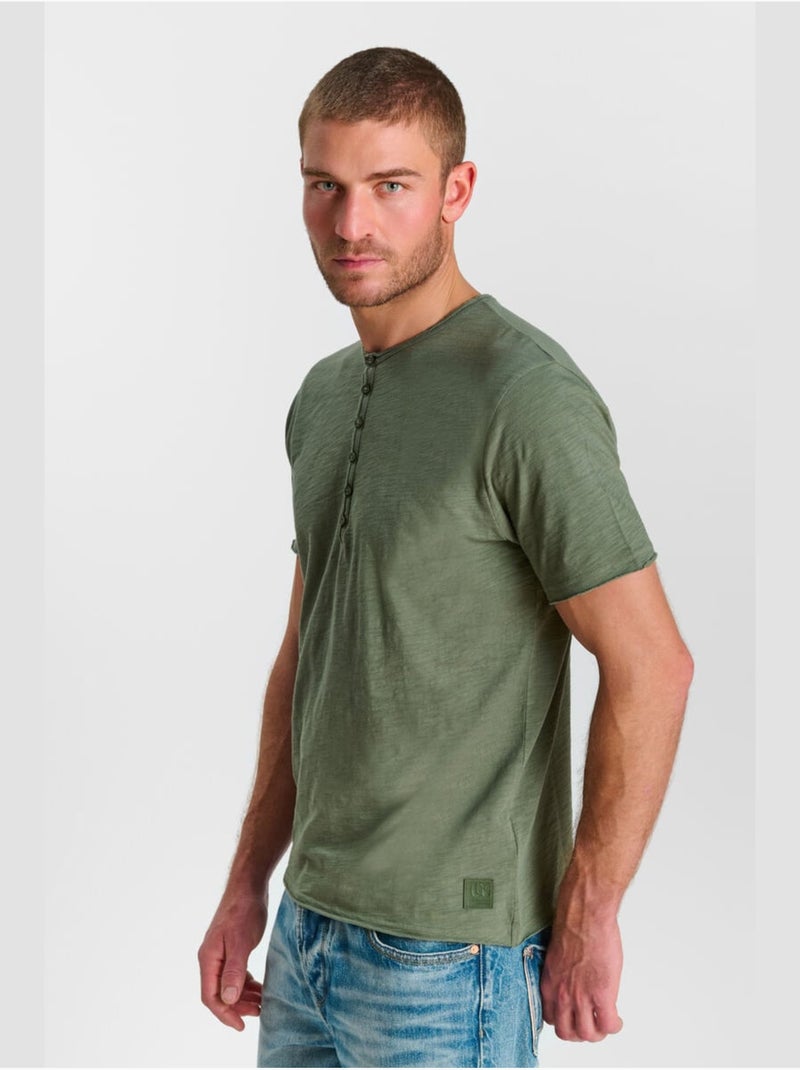 Tee-Shirt ONEO 'Le Temps Des Cerises' Bleu - Kiabi