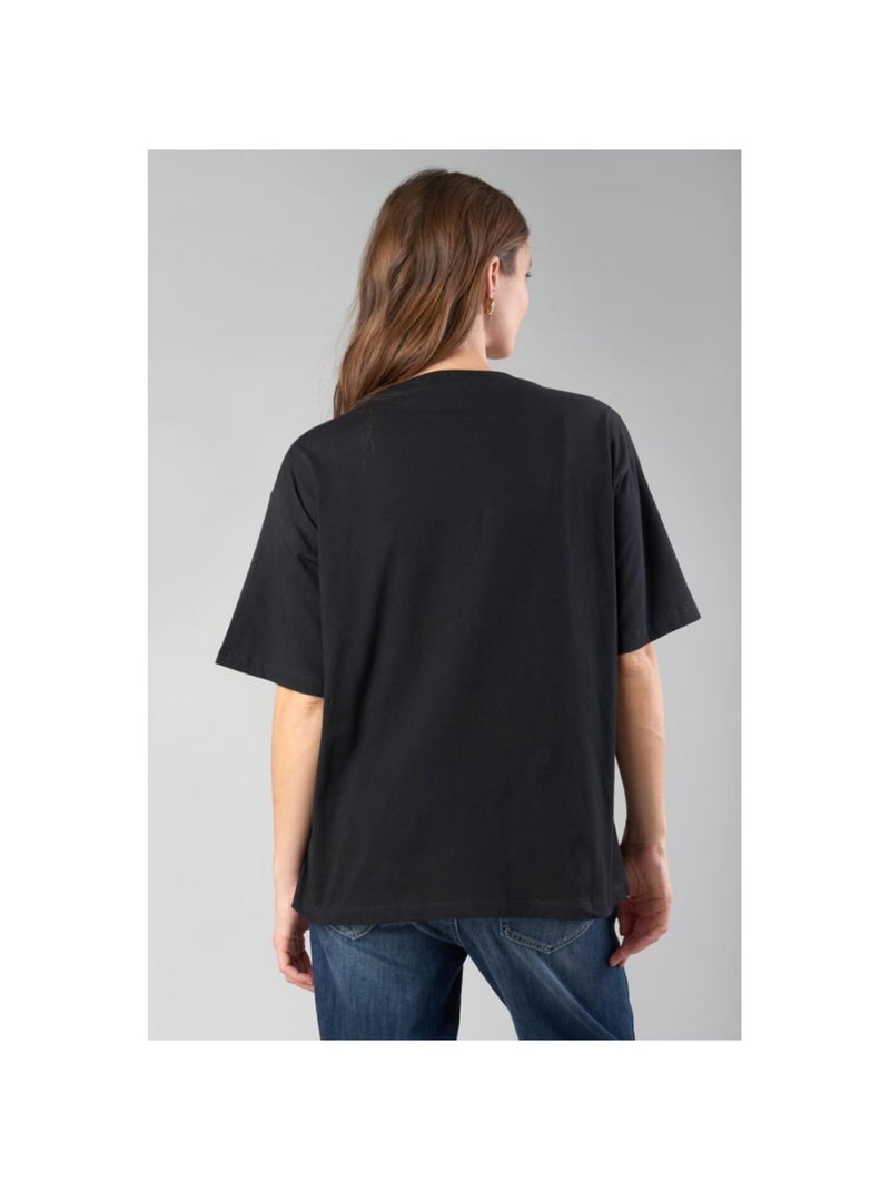 Tee-Shirt ORAYA 'Le Temps Des Cerises' Noir - Kiabi