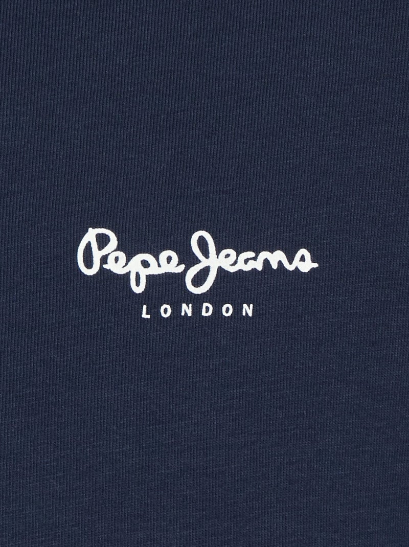 Tee Shirt Original basic - Pepe Jeans Bleu - Kiabi