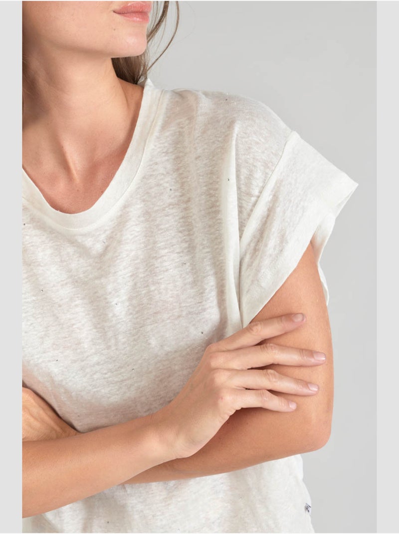 Tee-Shirt OVERS 'Le Temps Des Cerises' Blanc - Kiabi