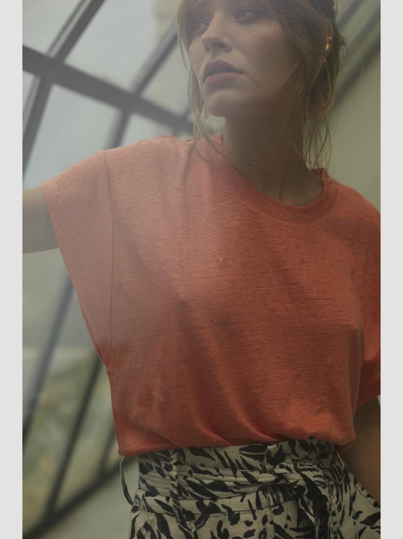 Tee-Shirt OVERS 'Le Temps Des Cerises' Rose - Kiabi