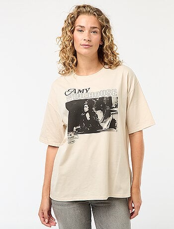 Tee-shirt oversize 'Amy Winehouse'