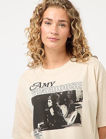 Tee-shirt oversize 'Amy Winehouse'