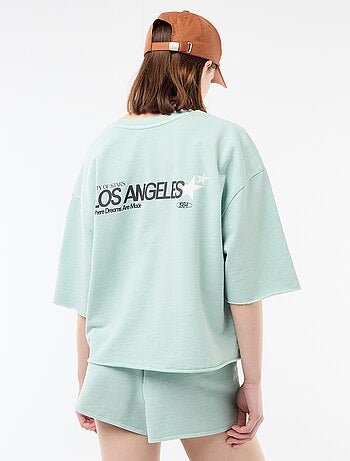 Tee-shirt oversize avec inscription