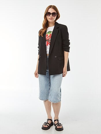 Tee-shirt oversize avec print devant